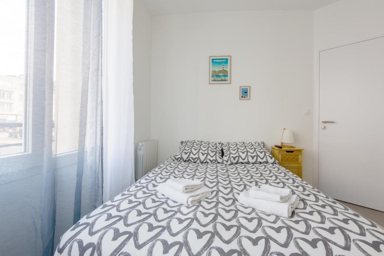 Ferienwohnung Studio Hyper Centre Proche Tramway Chaleureux Et Cocooning Brest Exterior foto